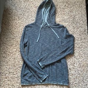 Striped Blue Express Hoodie
